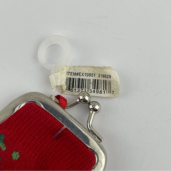 Ganz Sock Coin Purse Christmas Ornament Letter W - Picture 6 of 6